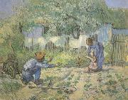 Vincent Van Gogh First Steps (nn04) oil